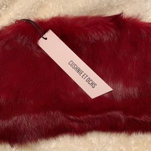 Cushnie Fur Clutch